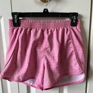 Pink sports shorts